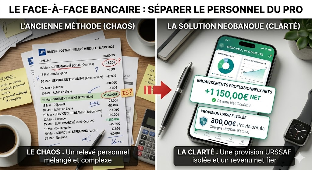 Séparation des flux financiers et compte bancaire micro entrepreneur obligatoire en 2026.