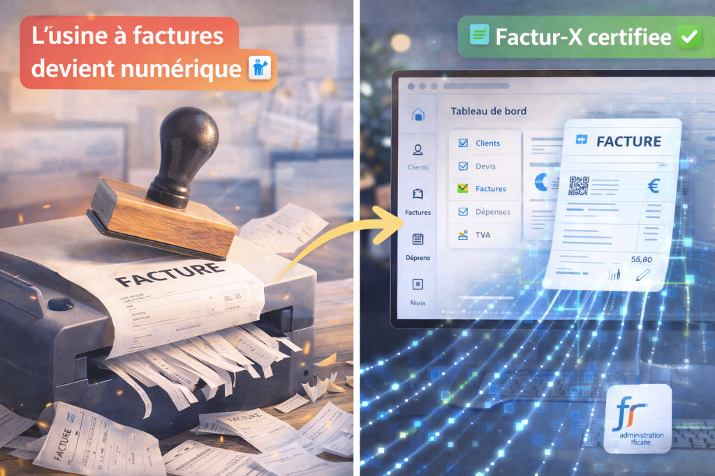 Application du facturation electronique plan action tpe pour la transition numérique en 2026.