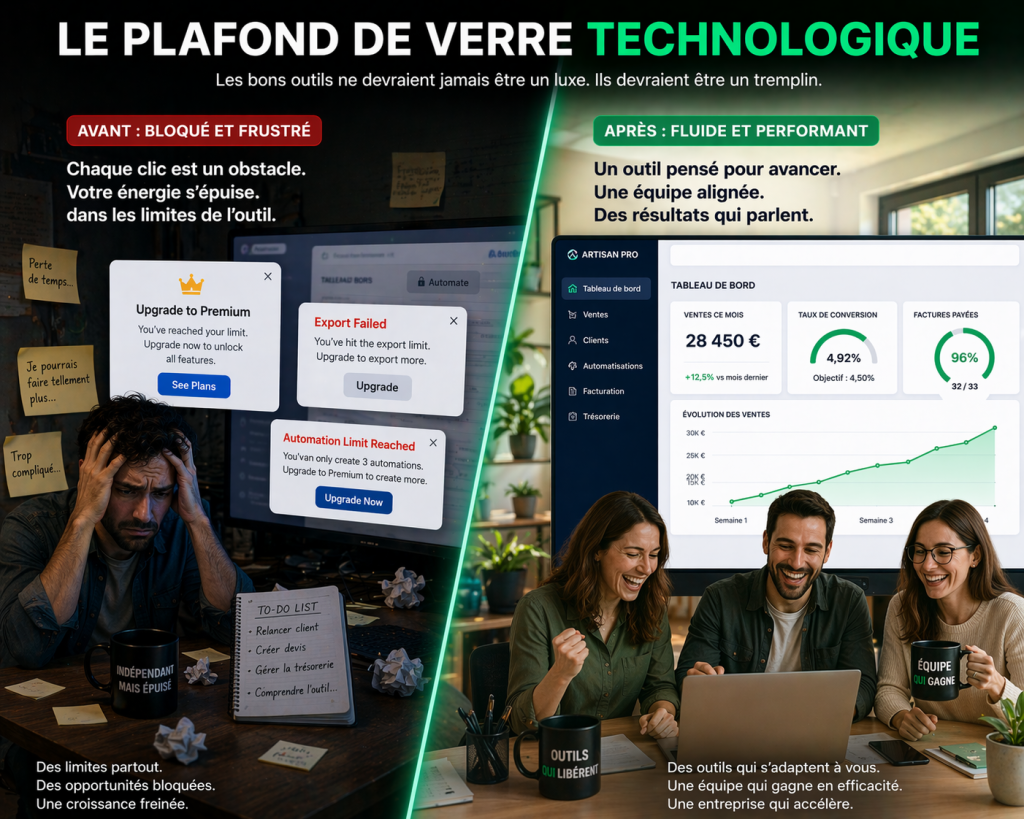 Le dilemme du crm gratuit vs payant quand basculer pour développer sa TPE en 2026.