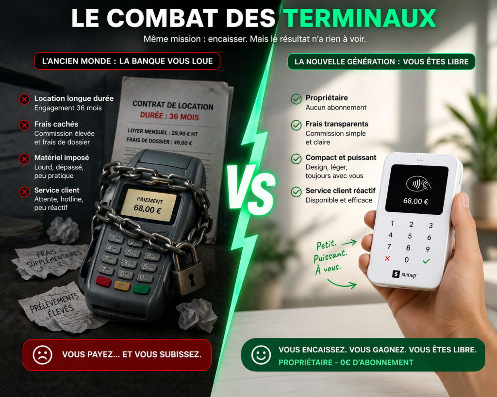 Le dilemme tpe location ou achat calcul des frais pour les commerçants en 2026.