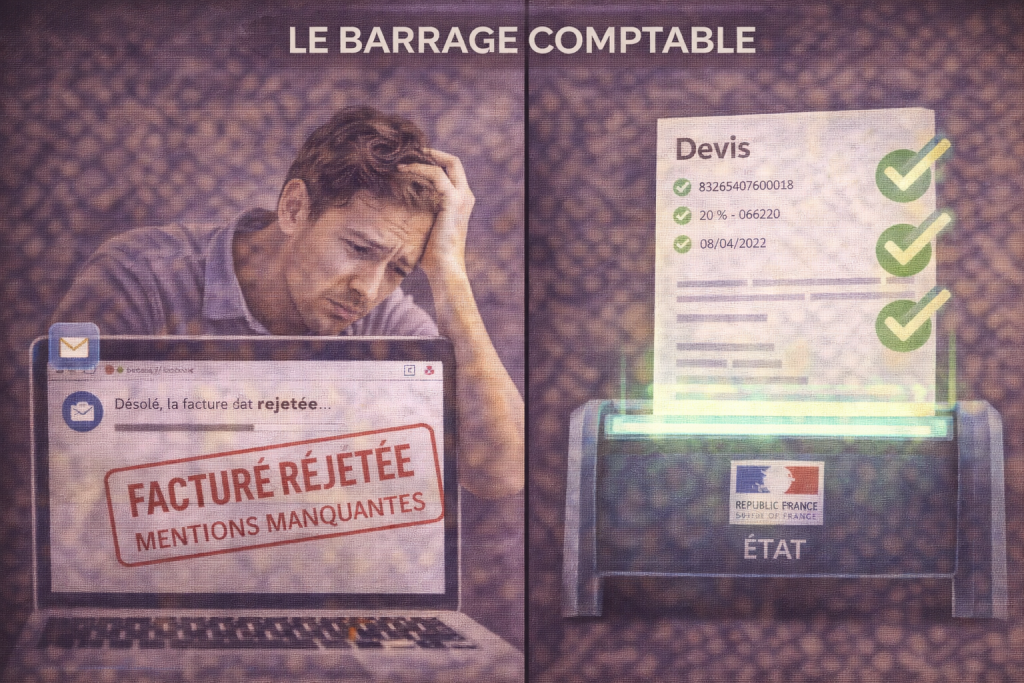 L'importance d'utiliser une checklist mentions facture devis pour éviter les rejets de paiement en 2026.