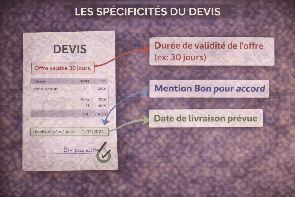 Les éléments spécifiques à ajouter sur une checklist mentions facture devis en TPE.