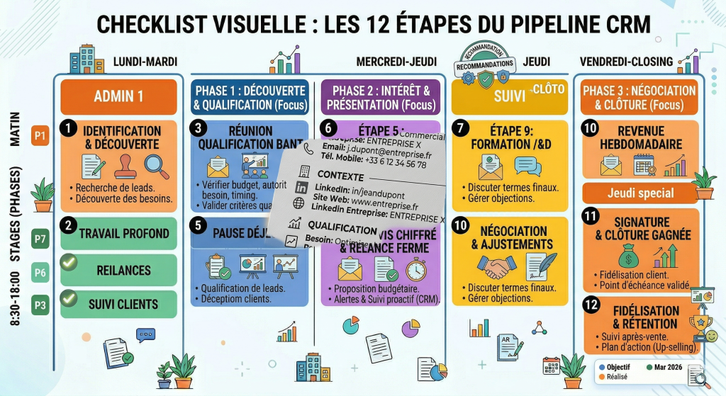 pipeline crm checklist simple tpe
