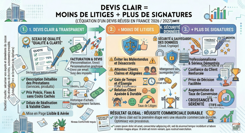 workflow devis facture devis clair tpe