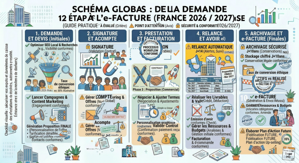 workflow devis facture checklist tpe 2026