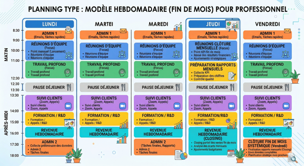 relance facture routine hebdomadaire tpe