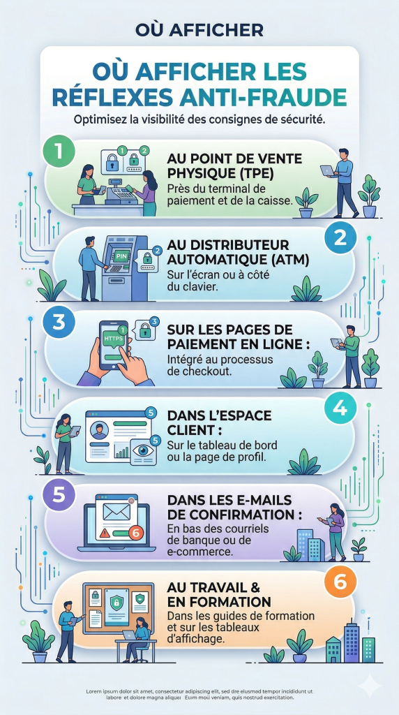 fraude paiement affichage caisse facture site tpe