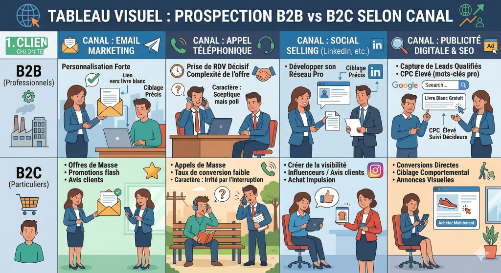 prospection commerciale b2b b2c rgpd