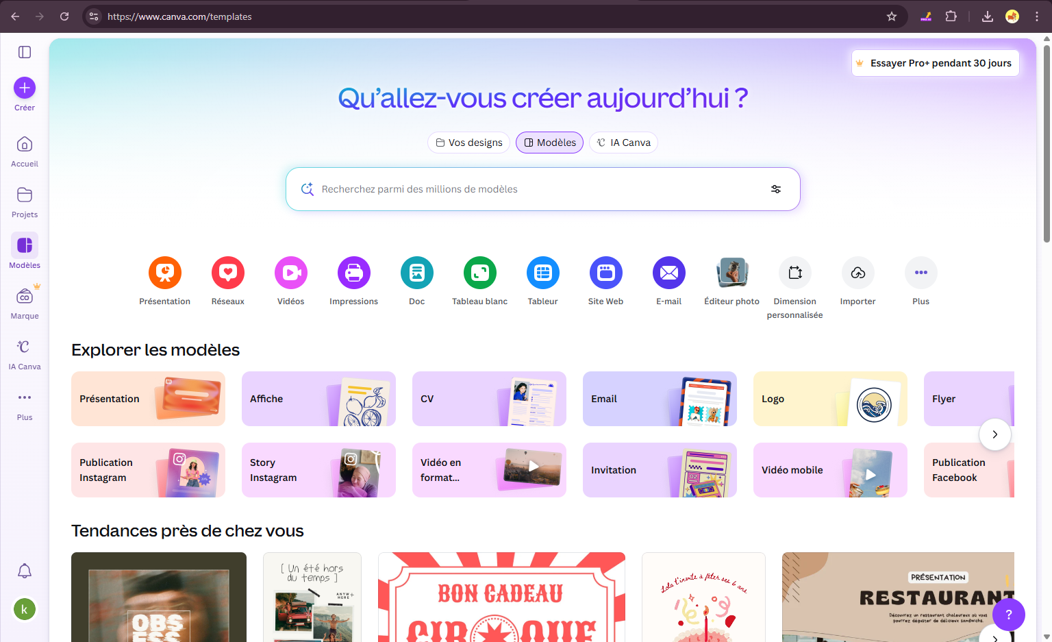 canva avis outil creation graphique pro