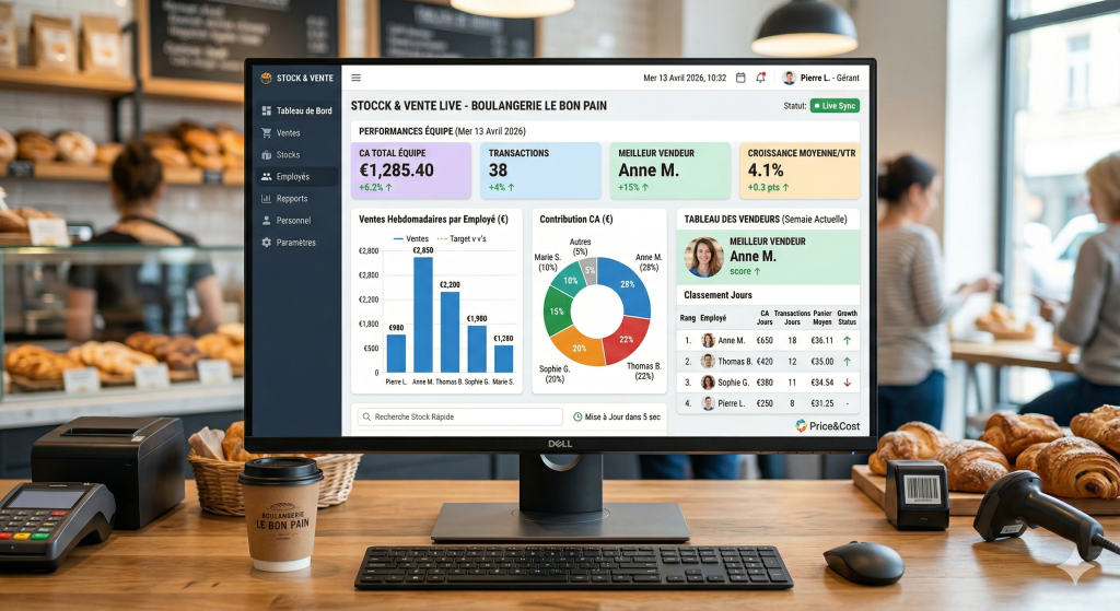 Analyse des performances de vente et gestion des employés via le logiciel de caisse 2026